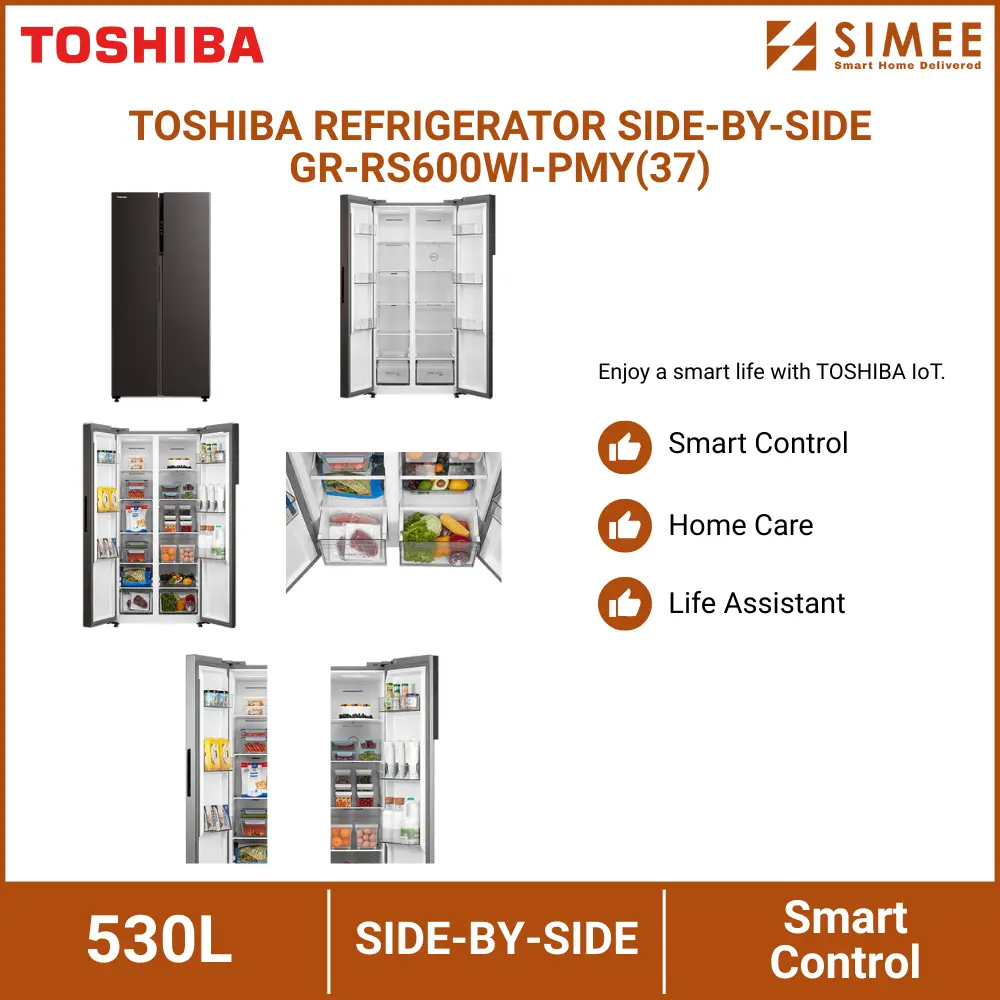 TOSHIBA REFRIGERATOR SIDE-BY-SIDE GR-RS600WI-PMY(37) (2).webp