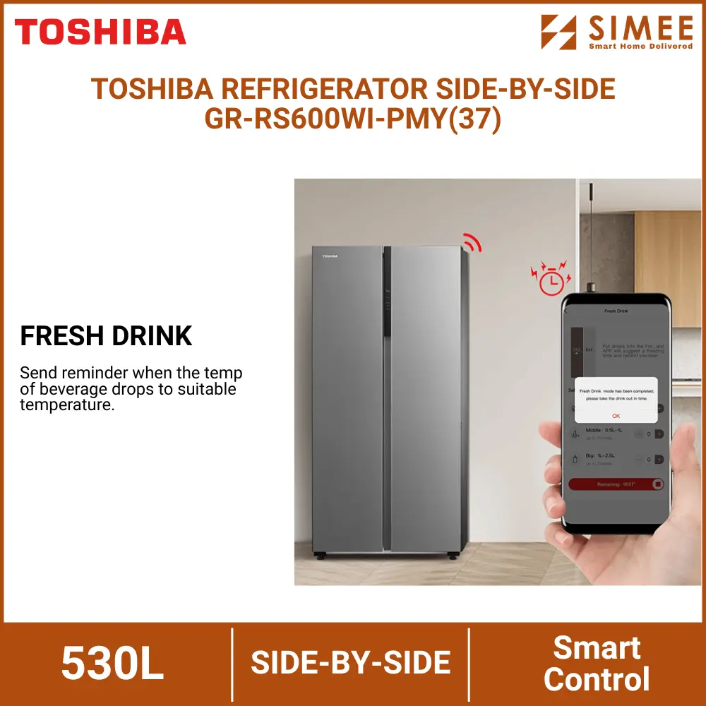 TOSHIBA REFRIGERATOR SIDE-BY-SIDE GR-RS600WI-PMY(37) (7).webp