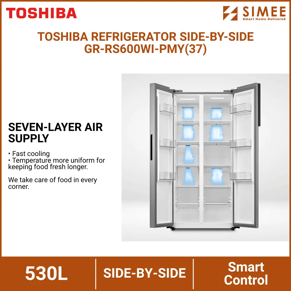 TOSHIBA REFRIGERATOR SIDE-BY-SIDE GR-RS600WI-PMY(37) (9).webp