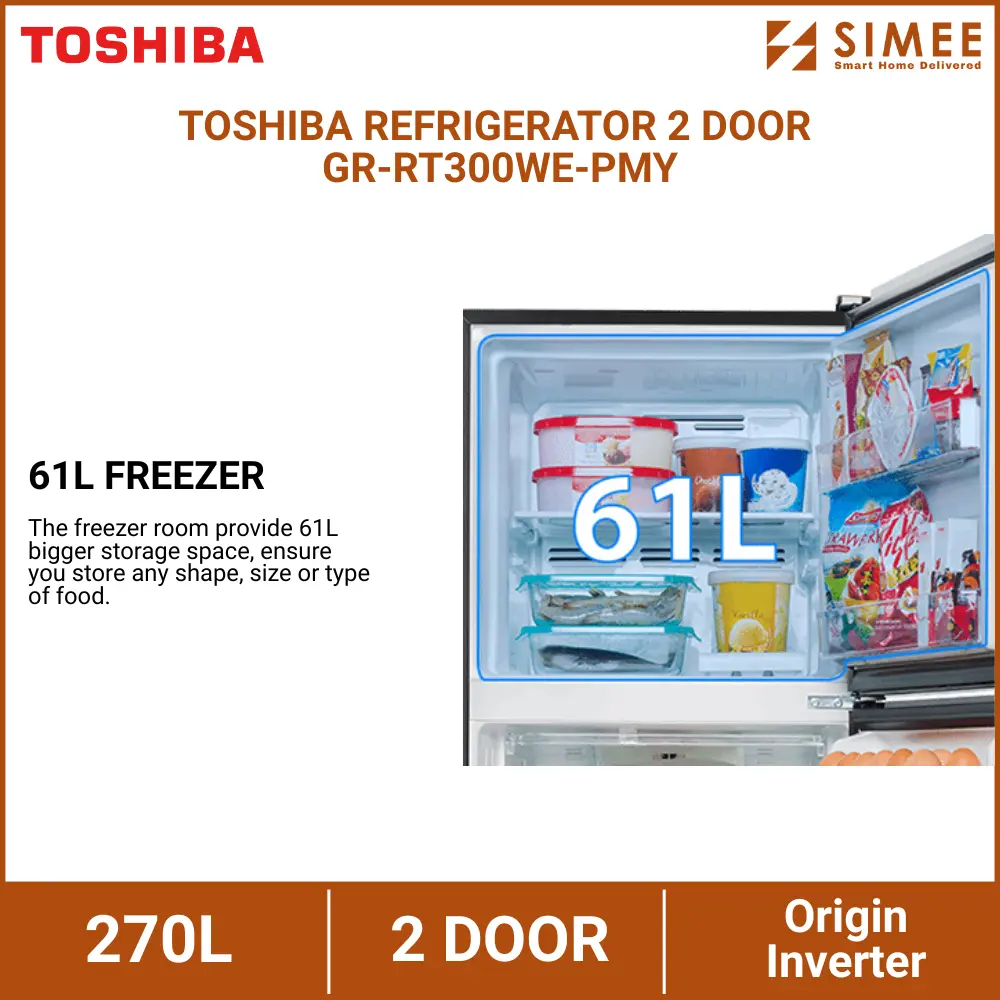 TOSHIBA REFRIGERATOR 2 DOOR GR-RT300WE-PMY (6).webp