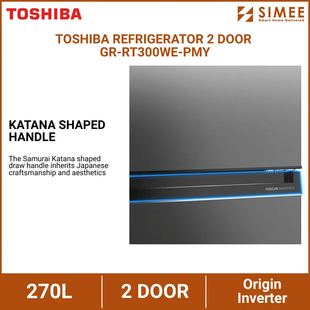 TOSHIBA REFRIGERATOR 2 DOOR GR-RT300WE-PMY (12).webp