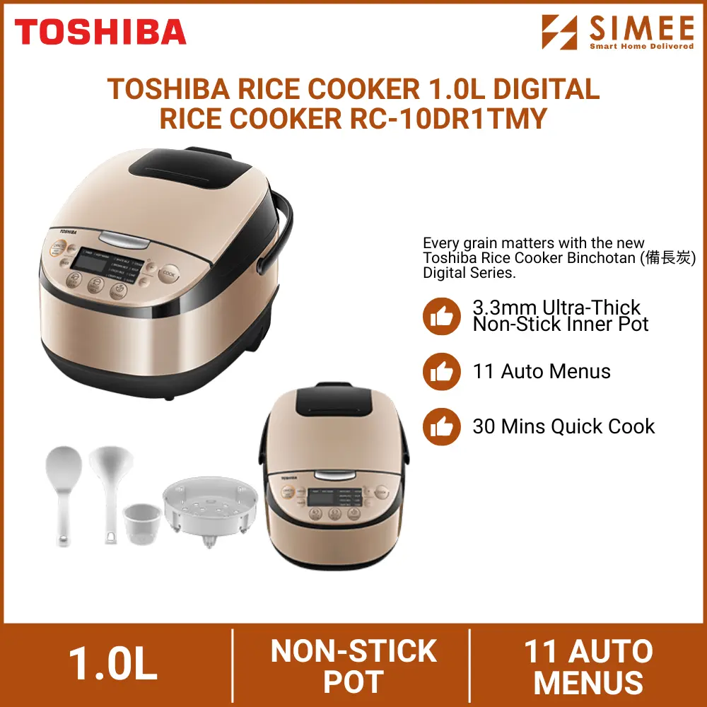 TOSHIBA RICE COOKER 1.0L DIGITAL RICE COOKER RC-10DR1TMY (2).webp