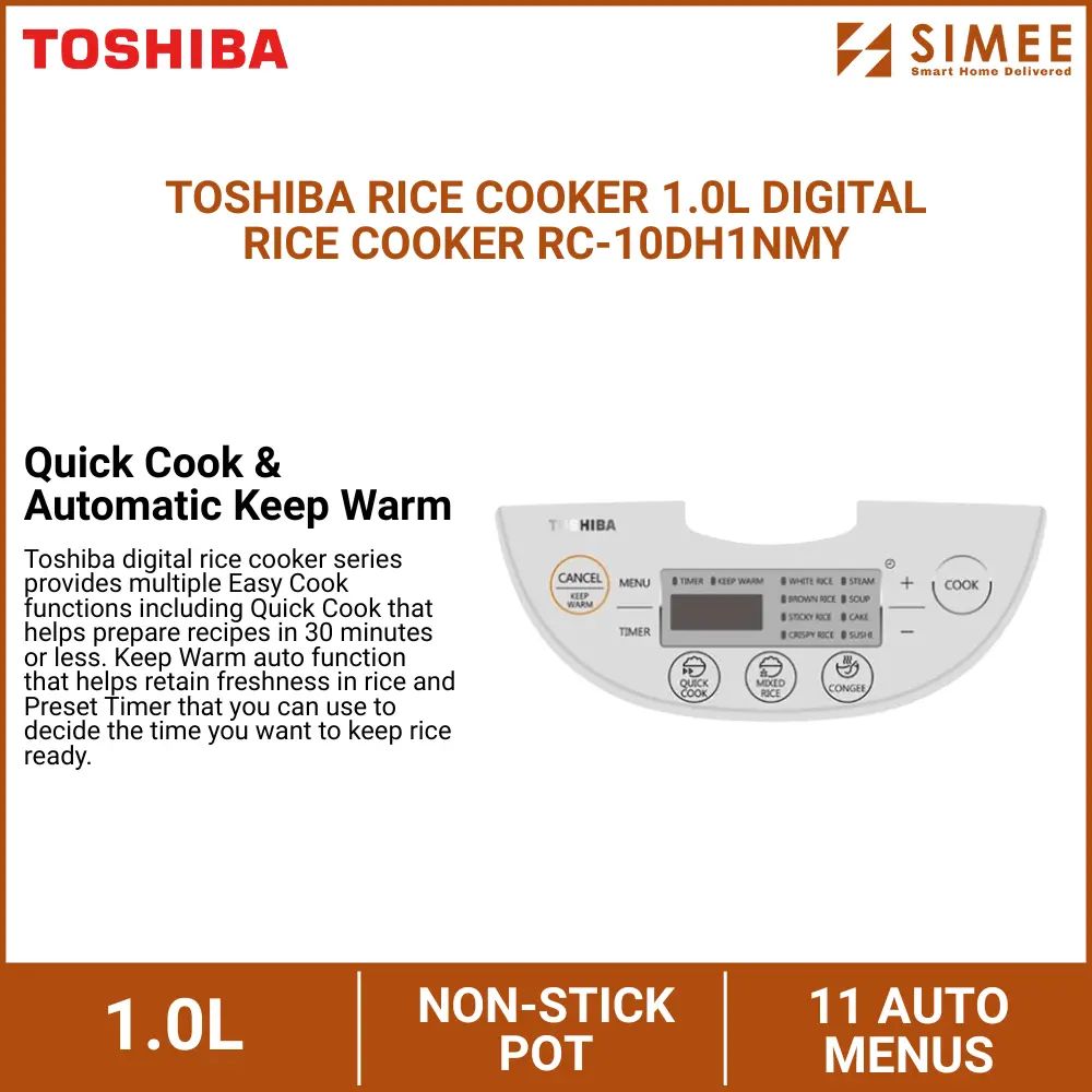 TOSHIBA RICE COOKER 1.0L DIGITAL RICE COOKER RC-10DH1NMY (7).webp