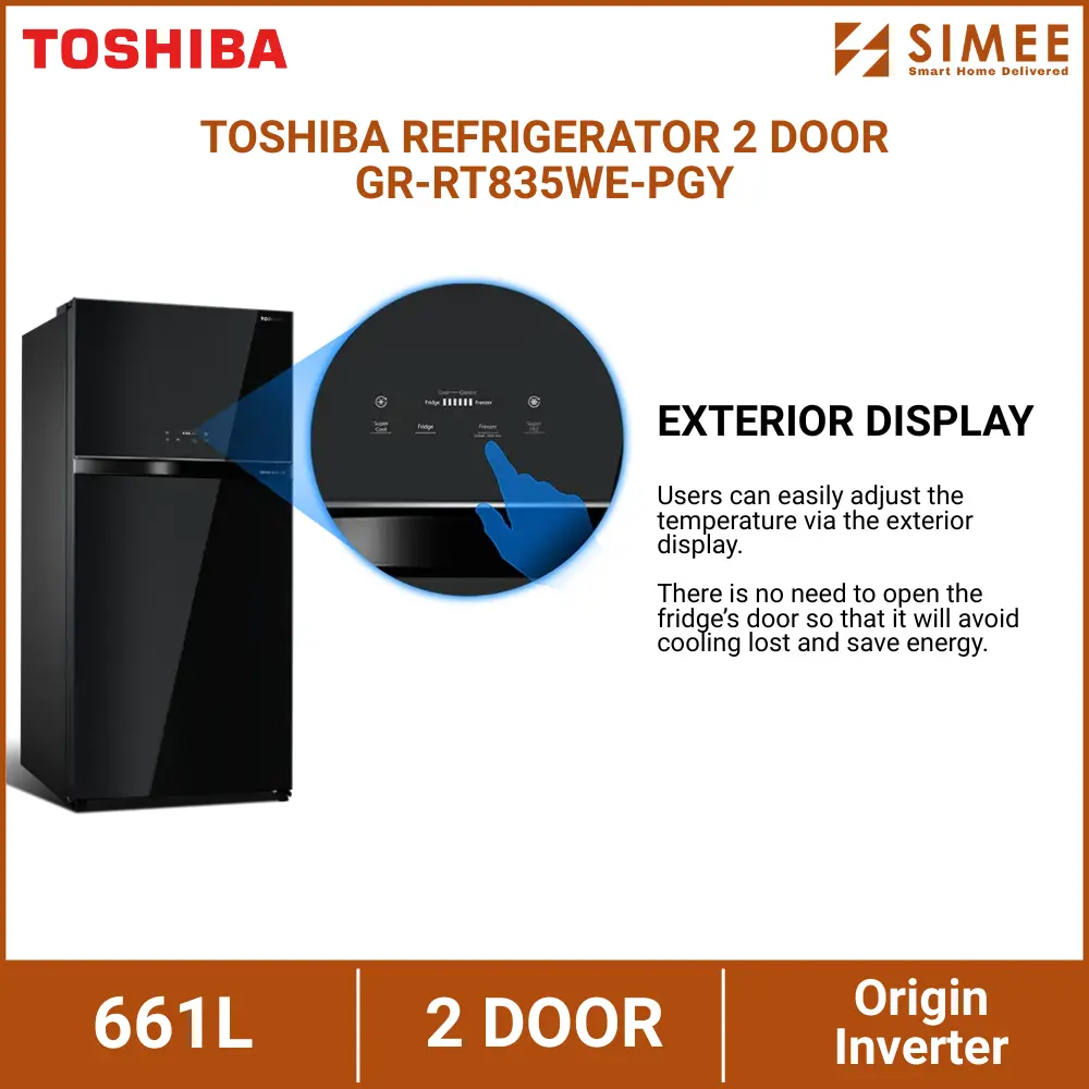 TOSHIBA REFRIGERATOR 2 DOOR GR-RT835WE-PGY (5).webp