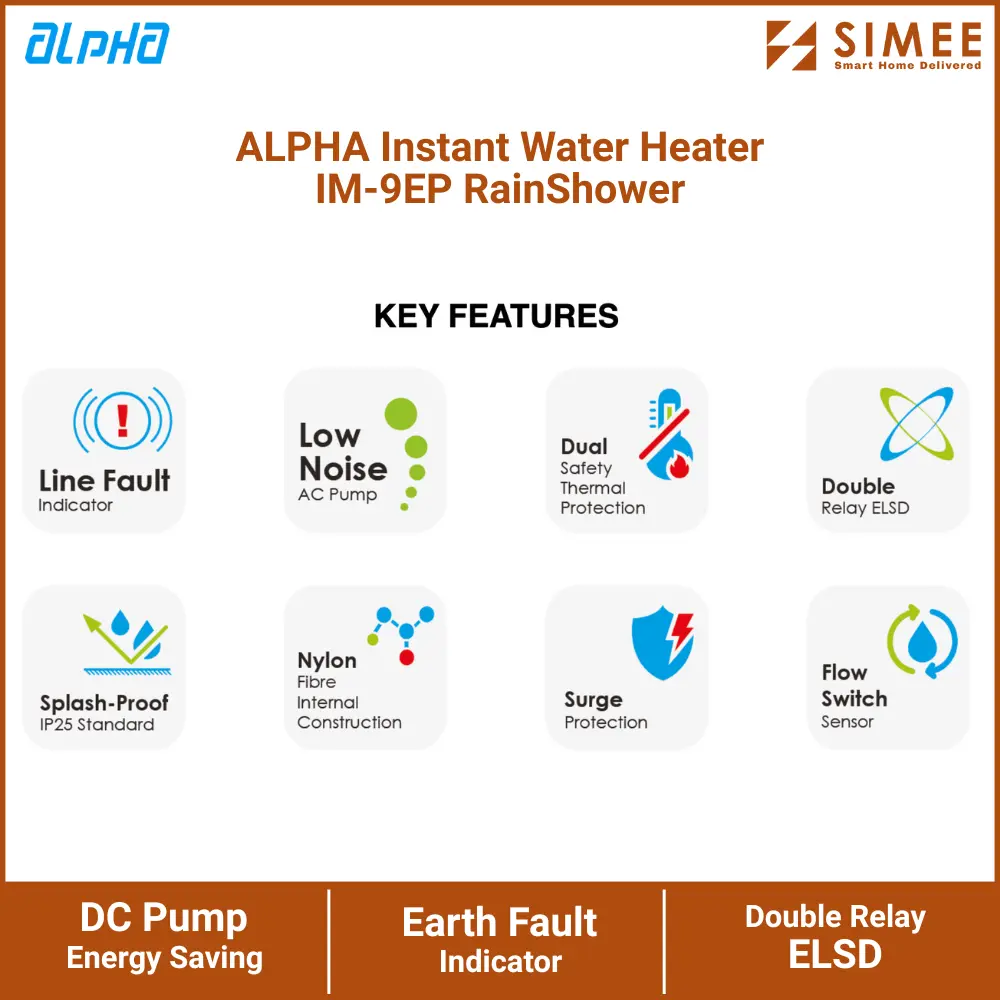 ALPHA Instant Water Heater IM-9EP RainShower (2).webp
