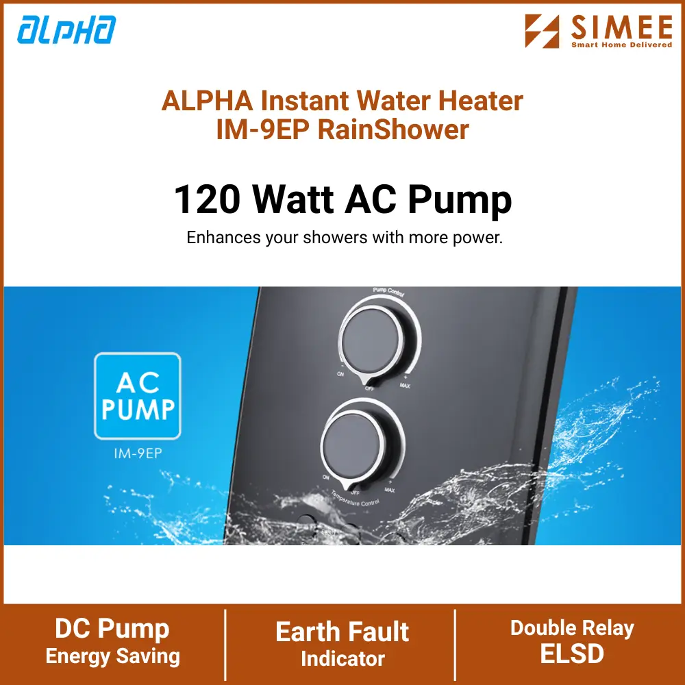 ALPHA Instant Water Heater IM-9EP RainShower (4).webp