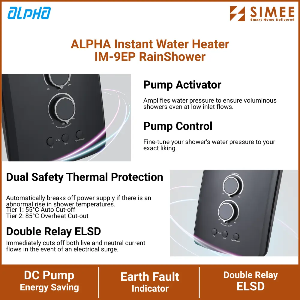 ALPHA Instant Water Heater IM-9EP RainShower (5).webp