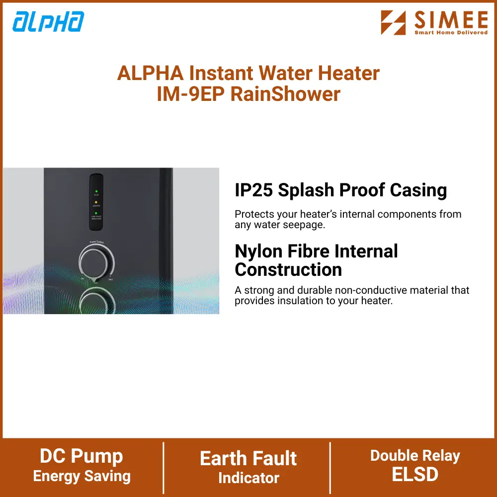 ALPHA Instant Water Heater IM-9EP RainShower (6).webp