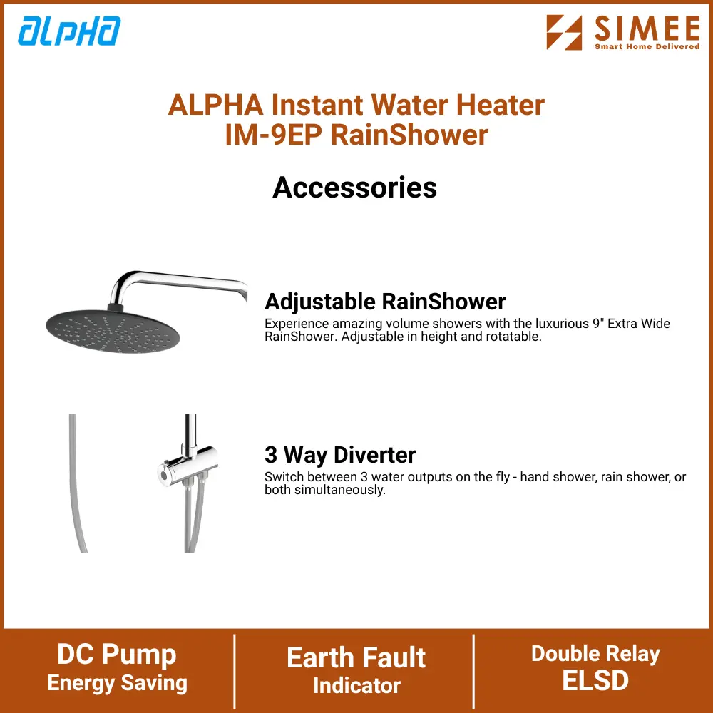 ALPHA Instant Water Heater IM-9EP RainShower (7).webp
