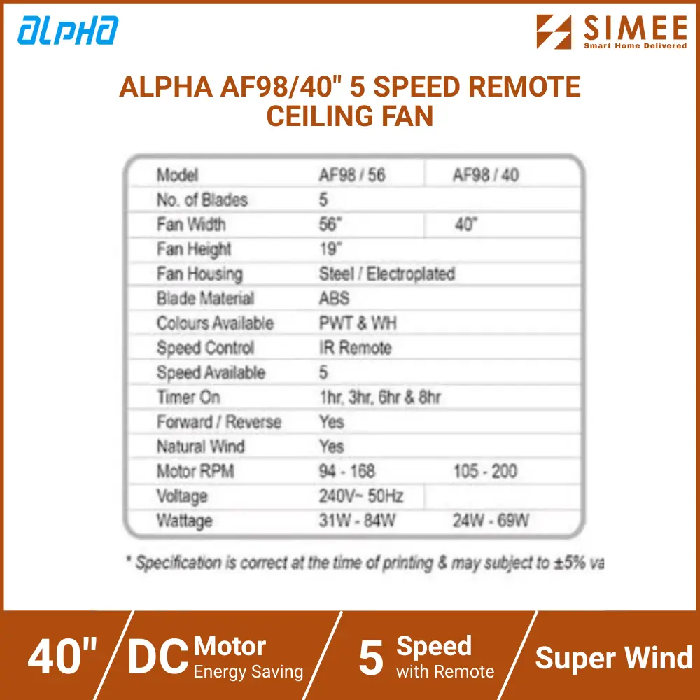 ALPHA AF98_40_ 5 SPEED REMOTE CEILING FAN (4).webp