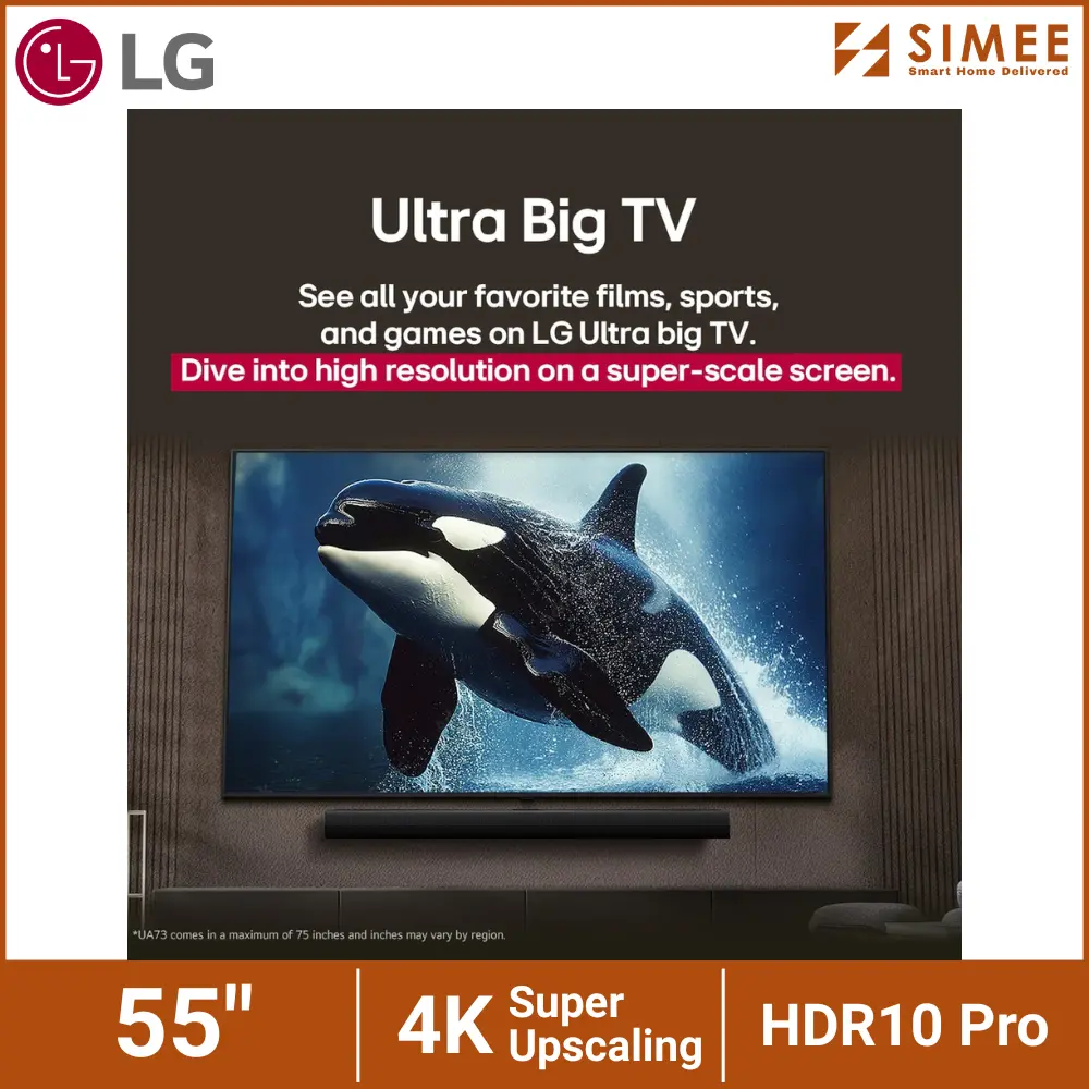 LG TELEVISION 4K UHD AI TV UA73 HDR10 55UA7350PSB (7).webp