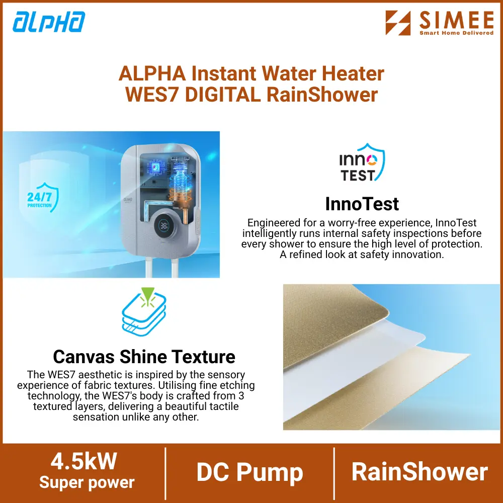 ALPHA Instant Water Heater WES7 DIGITAL RainShower (3).webp
