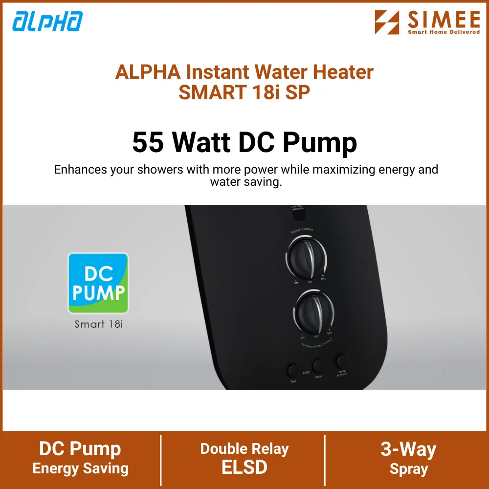 ALPHA Instant Water Heater SMART 18i SP RainShower (6).webp