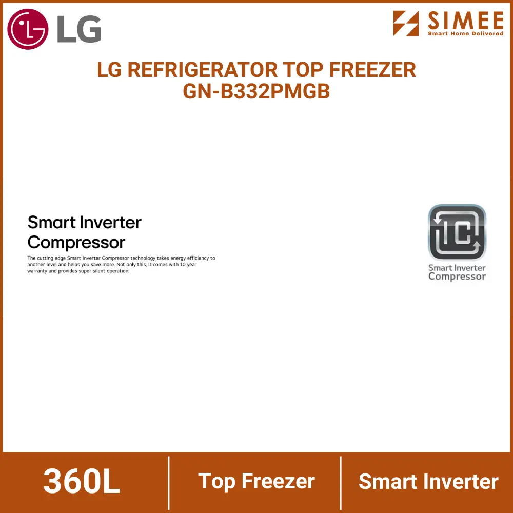 LG REFRIGERATOR TOP FREEZER GN-B332PMGB (3).webp