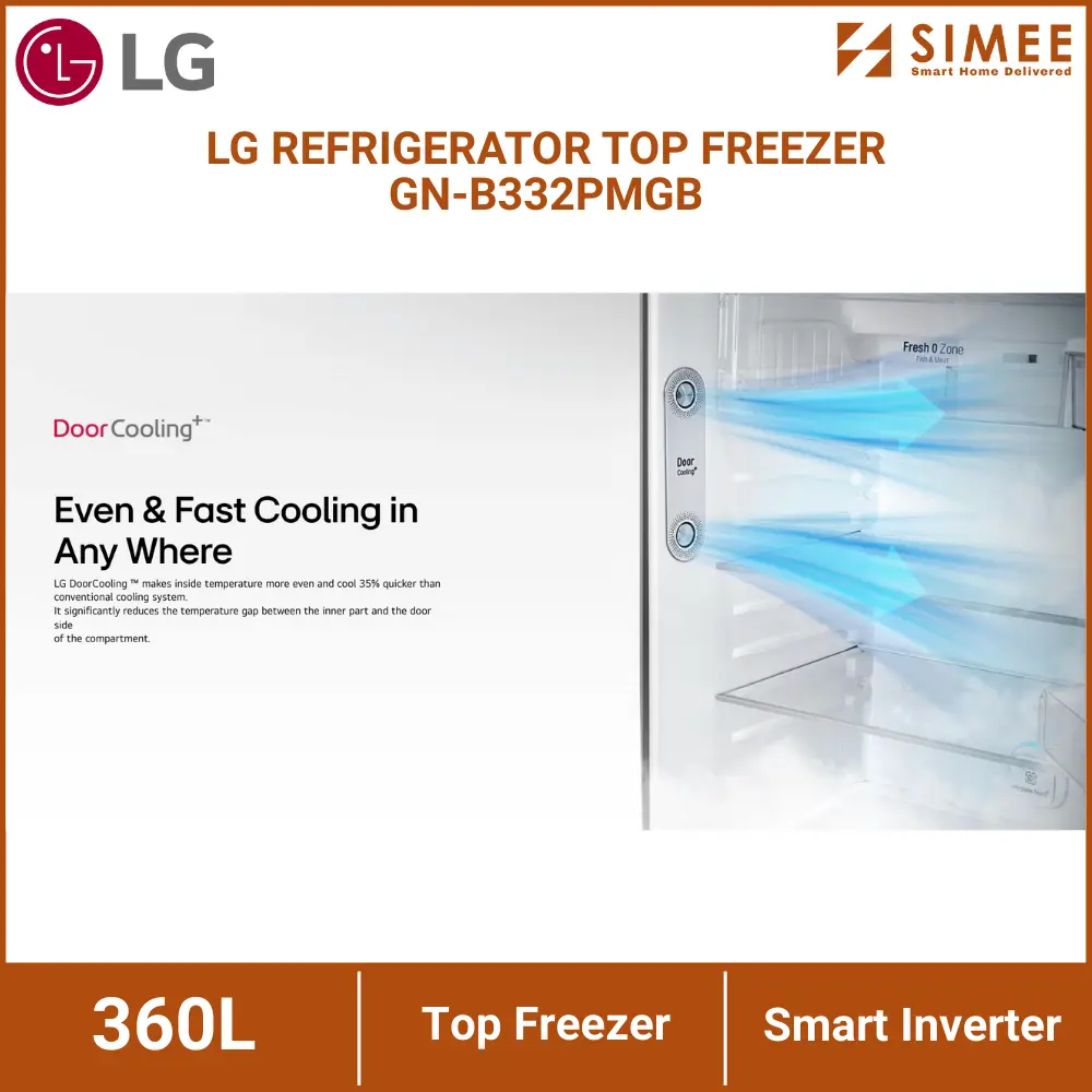 LG REFRIGERATOR TOP FREEZER GN-B332PMGB (4).webp
