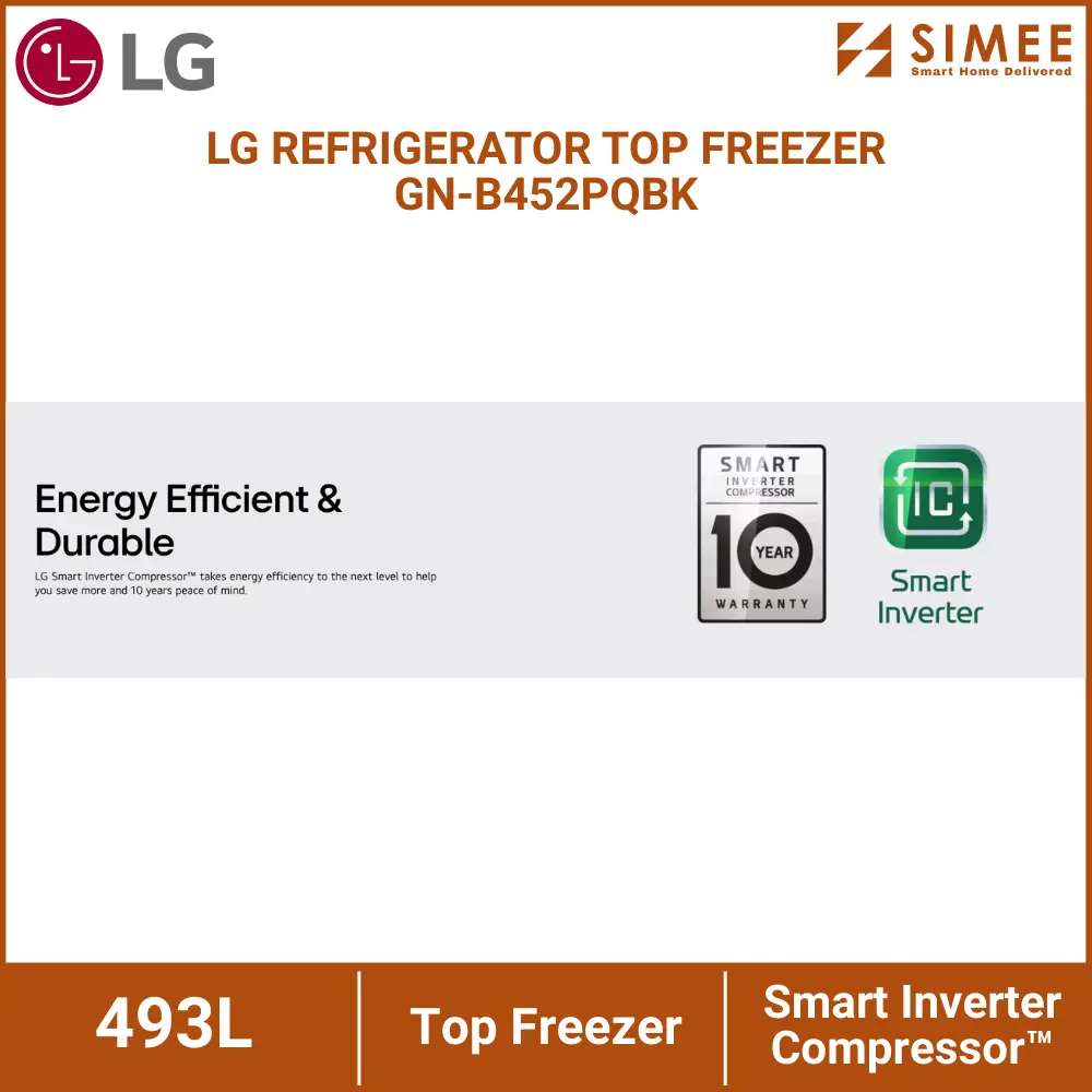 LG REFRIGERATOR TOP FREEZER GN-B452PQBK (10).webp