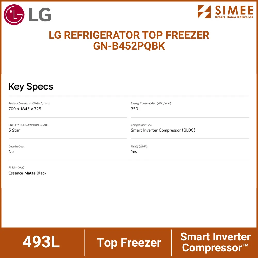 LG REFRIGERATOR TOP FREEZER GN-B452PQBK (12).webp
