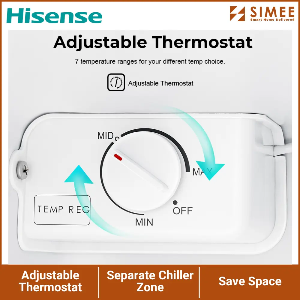 HISENSE REFRIGERATOR SINGLE DOOR RR60D4ABN (5).webp