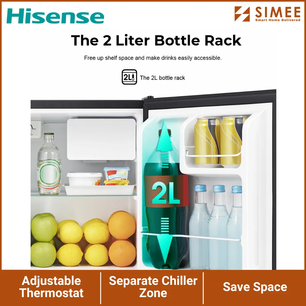 HISENSE REFRIGERATOR SINGLE DOOR RR60D4ABN (8).webp
