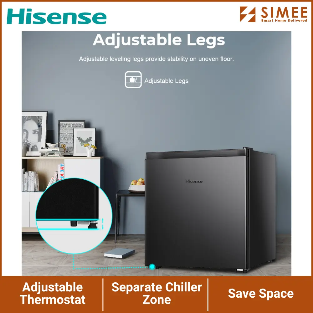 HISENSE REFRIGERATOR SINGLE DOOR RR60D4ABN (9).webp