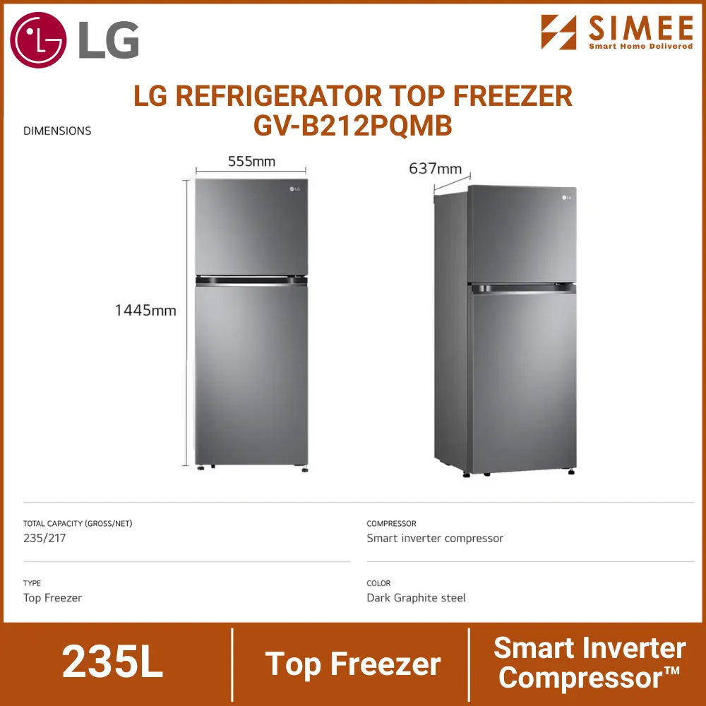 LG REFRIGERATOR TOP FREEZER GV-B212PQMB (5).webp