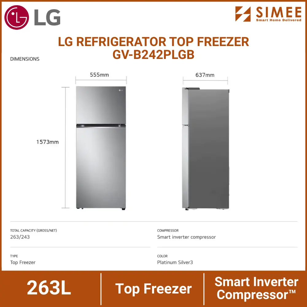 LG REFRIGERATOR TOP FREEZER GV-B242PLGB (9).webp