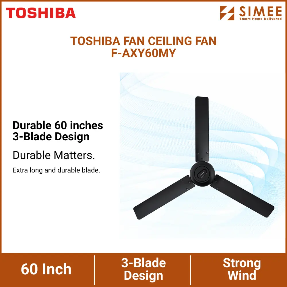 TOSHIBA FAN CEILING FAN F-AXY60MY (2).webp