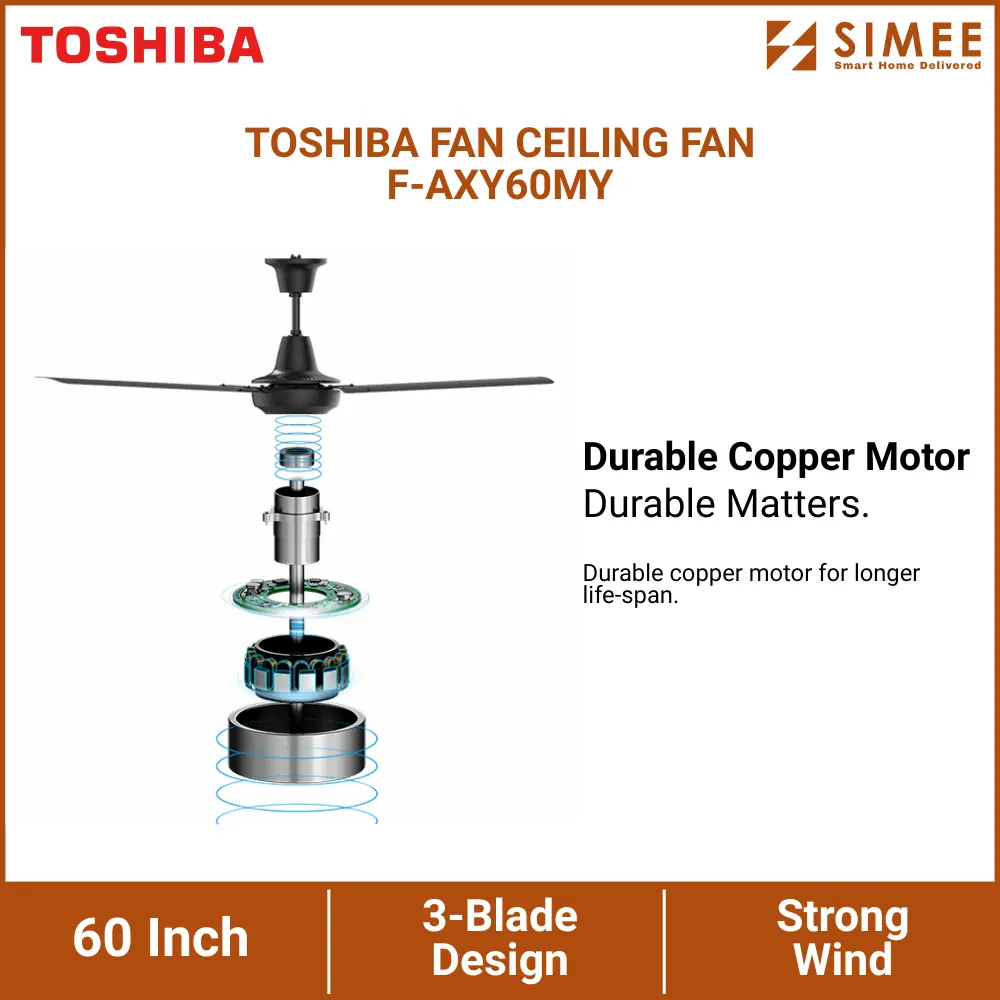 TOSHIBA FAN CEILING FAN F-AXY60MY (3).webp