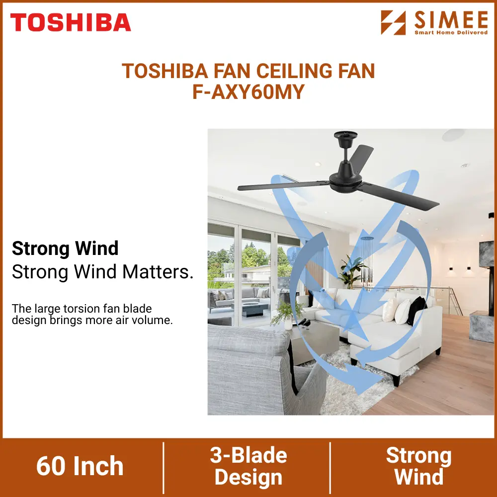 TOSHIBA FAN CEILING FAN F-AXY60MY (4).webp
