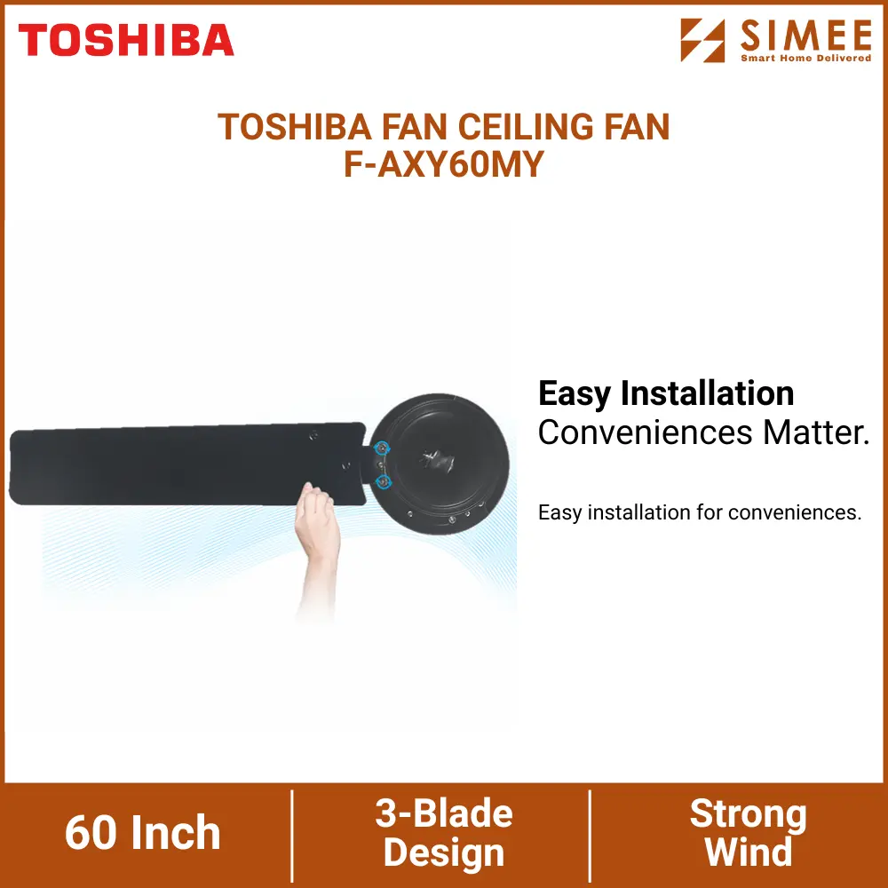 TOSHIBA FAN CEILING FAN F-AXY60MY (5).webp