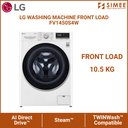 LG WASHING MACHINE FRONT LOAD FV1450S4W