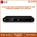 LG BLU-RAY DISC PLAYER WITH SMARTTV AND WIRELESS CONNECTIVITY BP325W