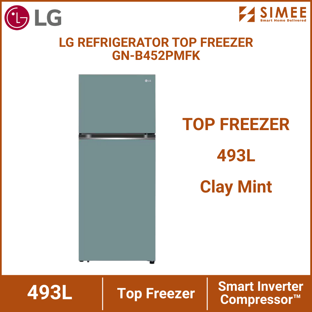LG REFRIGERATOR TOP FREEZER GN-B452PMFK