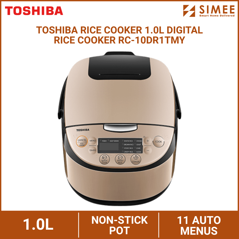 TOSHIBA RICE COOKER 1.0L DIGITAL RICE COOKER RC-10DR1TMY
