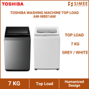 TOSHIBA WASHING MACHINE TOP LOAD AW-M801AM