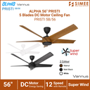 ALPHA FAN CEILING FAN PRISTI 5B/56MB
