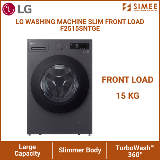 [LG_WM_F2515SNTGE] LG WASHING MACHINE SLIM FRONT LOAD F2515SNTGE