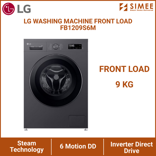 [LG_WM_FB1209S6M] LG WASHING MACHINE FRONT LOAD FB1209S6M