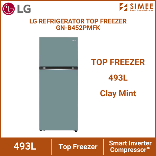 [LG_RF_GN-B452PMFK] LG REFRIGERATOR TOP FREEZER GN-B452PMFK