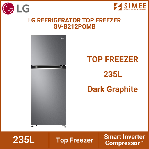 [LG_RF_GV-B212PQMB] LG REFRIGERATOR TOP FREEZER GV-B212PQMB