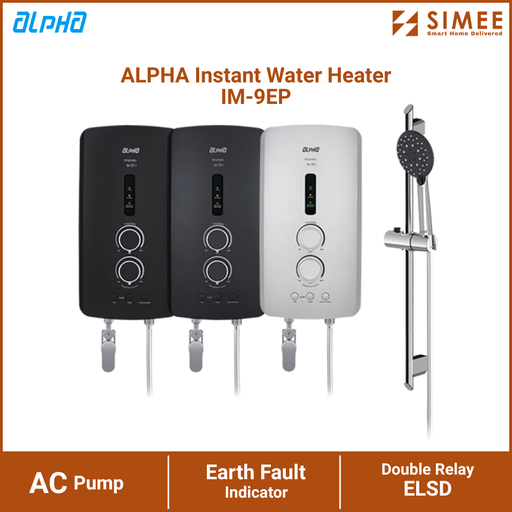 [AP_WH_IM-9EP] ALPHA WATER HEATER AC PUMP IM-9EP