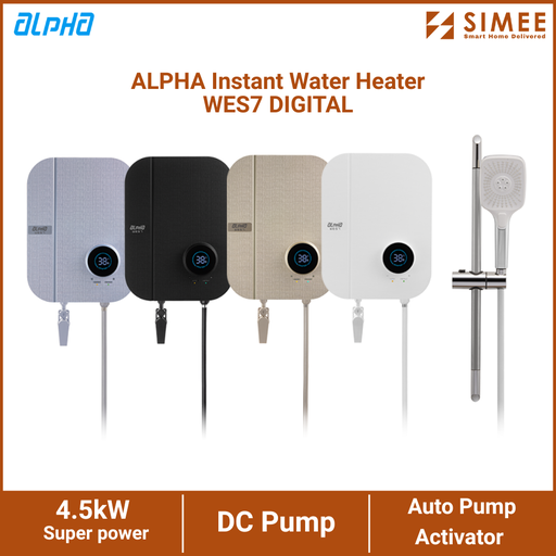 [AP_WH_WES7 DIGITAL] ALPHA WATER HEATER DC PUMP WES7 DIGITAL