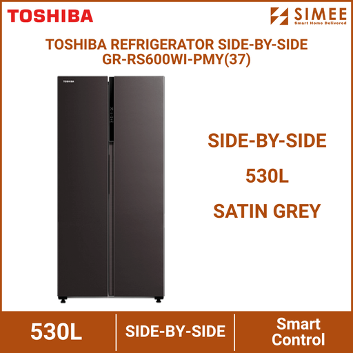 TOSHIBA REFRIGERATOR SIDE-BY-SIDE GR-RS600WI-PMY(37)