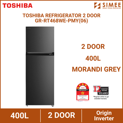 [TS_RF_GR-RT468WE-PMY(06)] TOSHIBA REFRIGERATOR 2 DOOR GR-RT468WE-PMY(06)